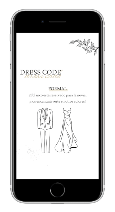 Invitación digital de boda elegant personalizada 3