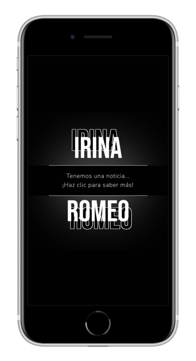 Invitación digital de boda hollywood personalizada 1