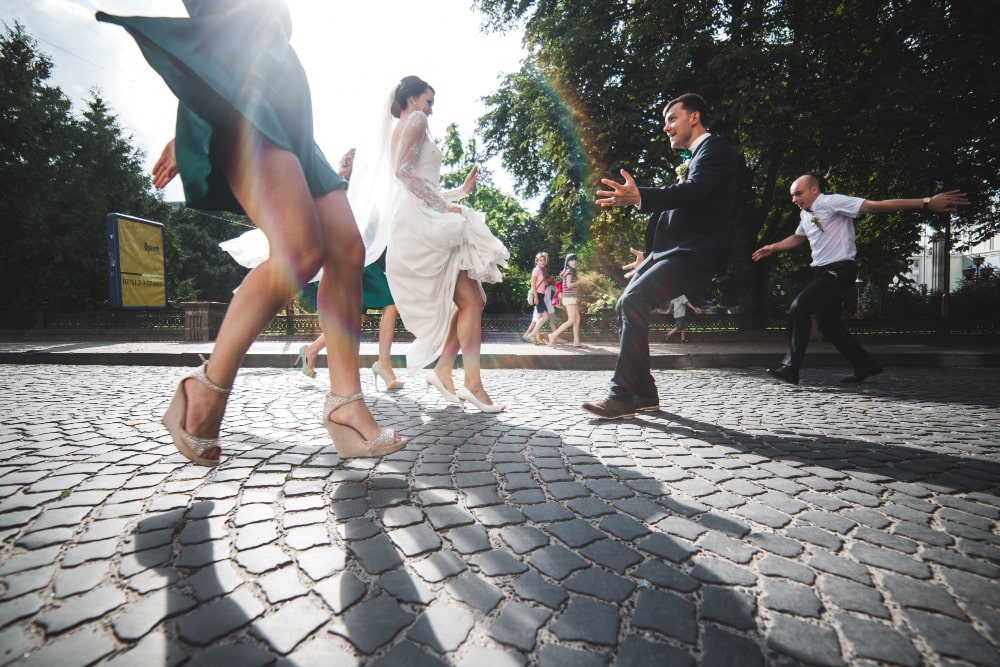 Boda con batalla de baile