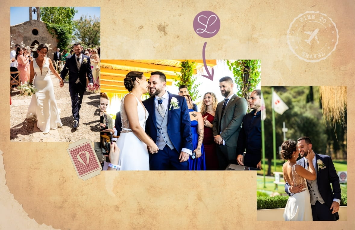 Equipo de Specially Love junto a los novios el día de su boda