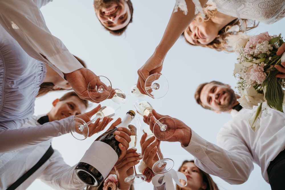 Boda con cócteles personalizados