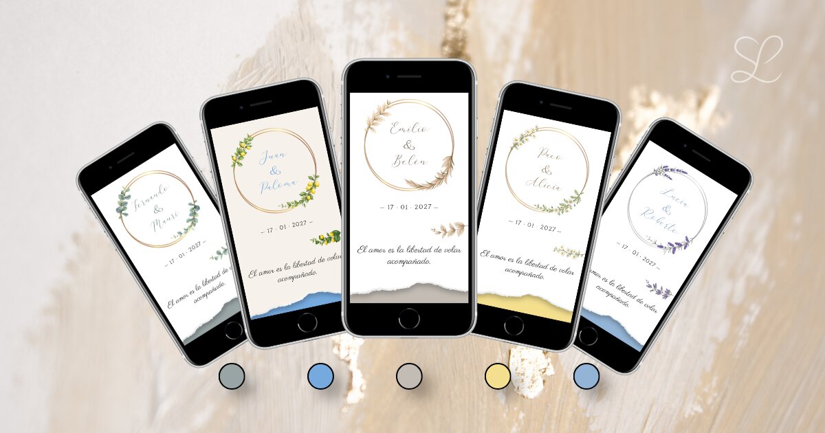 invitaciones digitales, tendencias bodas, planificacion boda