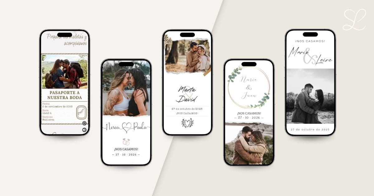 Ejemplos de invitaciones de boda personalizadas