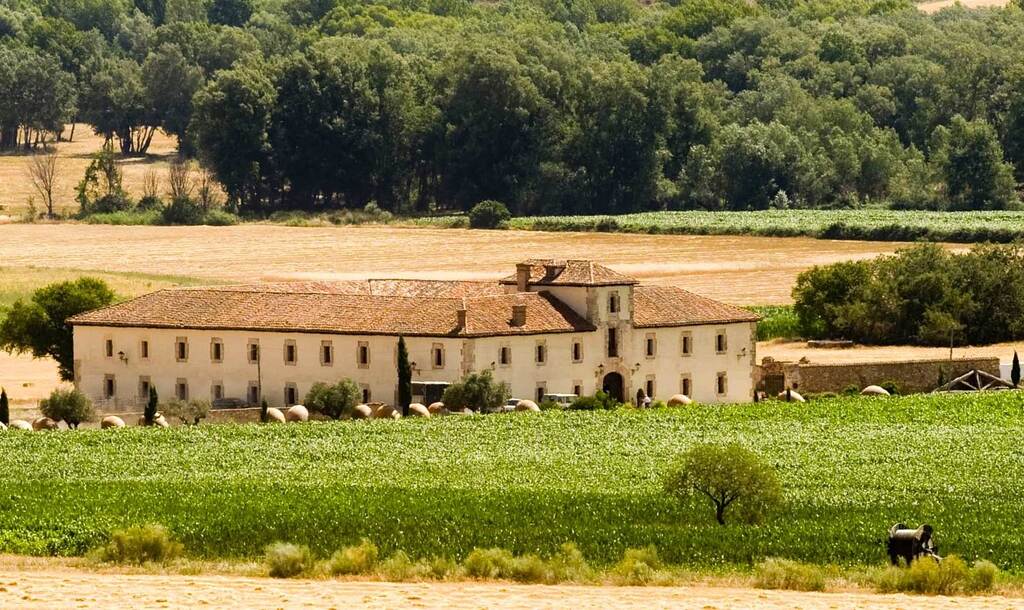 Arquitectura tradicional y terrazas exteriores en Finca Casa de Oficios