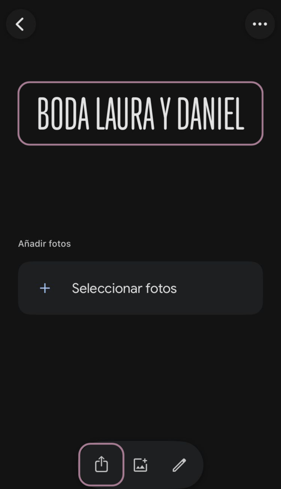 App Google Fotos - Paso 4