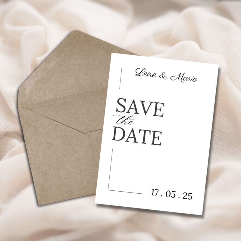 blackline Save The Date